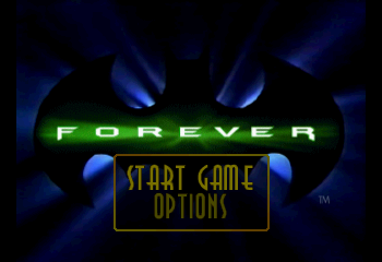 Batman Forever: The Arcade Game Title Screen